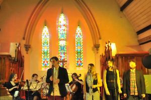 The Bamboo Sessions Quartet with Danny G + the Major 7ths. Photography - Kate Turner